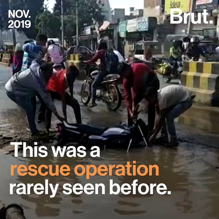 Another Freak Pothole Accident