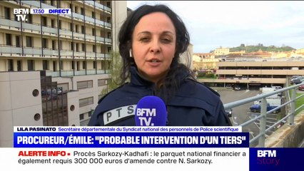 Mort d'Émile: "On ne s'arrête jamais à une seule expertise", détaille la secrétaire départementale du syndicat de la police scientifique