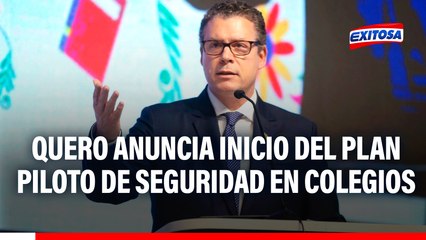Morgan Quero anuncia inicio del plan piloto de seguridad en colegios de Lima Norte: ¿De qué trata?