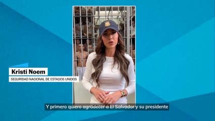Kristi Noem en el CECOT