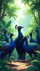 मोर और कौए की कहानी: सीखें मित्रता और समझदारी का संदेश 🦚