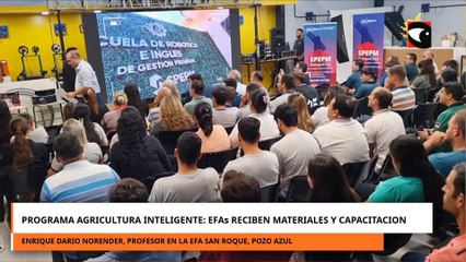 Programa Agricultura Inteligente: EFAs reciben materiales y capacitación.