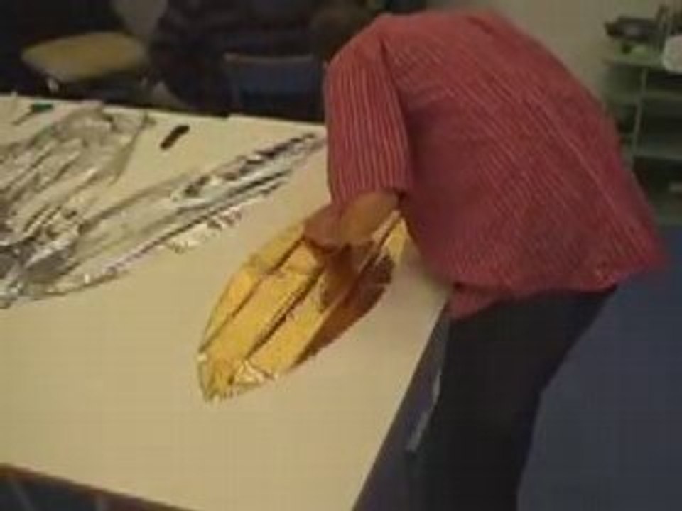 La montgolfière en couverture de survie