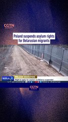 Poland suspends asylum rights for Belarusian migrants