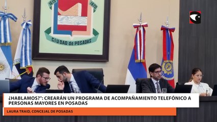 "¿Hablamos?": Crearán Un Programa De Acompañamiento Telefónico A Personas Mayores En Posadas