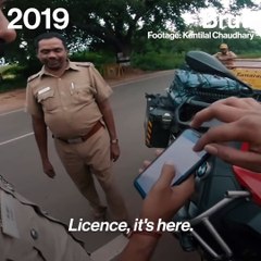 YouTuber Impresses Traffic Cops With BMW Superbike