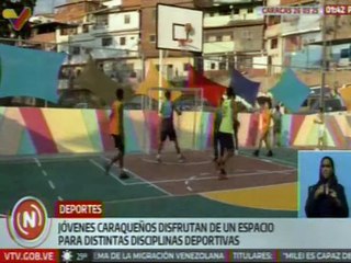 Más de 1765 niños y jóvenes caraqueños serán beneficiados con rehabilitación de cancha deportiva
