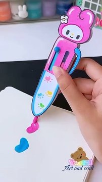 DIY kawaii pen #shorts #love #tonniartandcraft #diy #craft #artandcraft #art