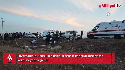 Diyarbakır'da zincirleme felaket! 3 kişi öldü, 6 kişi yaralandı