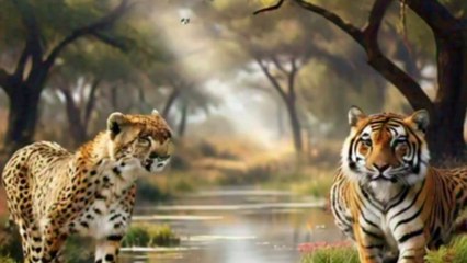 The Lion And The Cheetah - Moral stories for kids in English