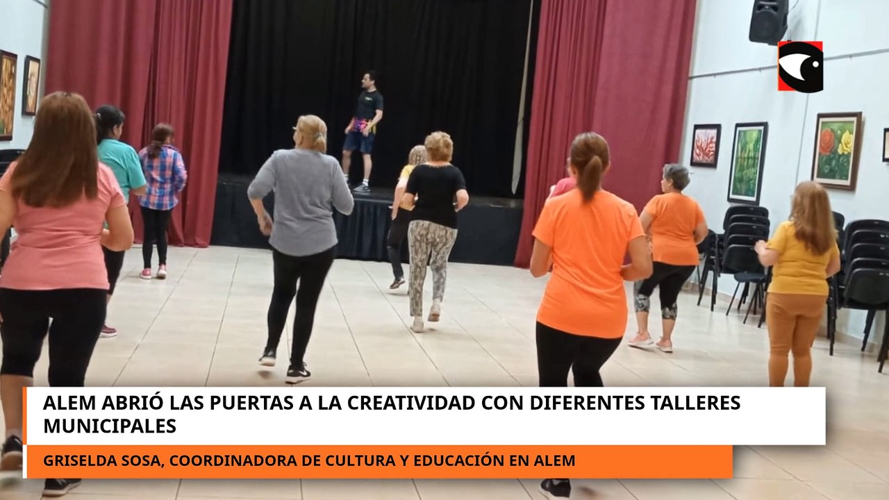 Alem abrió las puertas a la creatividad con diferentes talleres municipales
