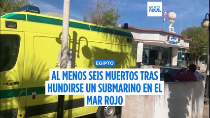 Al menos 6 muertos tras hundirse un submarino turístico en Egipto