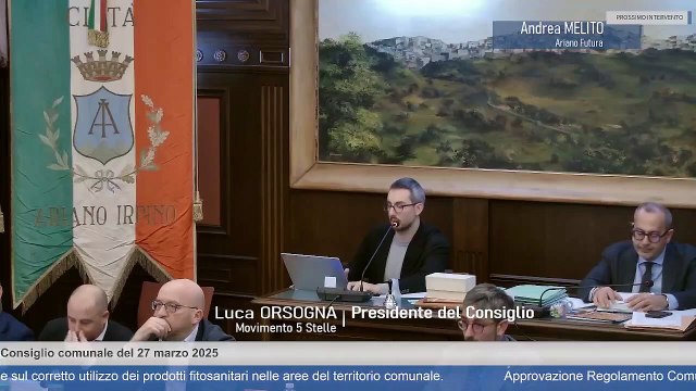 Ariano Irpino (AV) - Consiglio Comunale -2- (27.03.25)