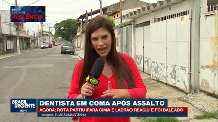 Dentista é espancada e baleada durante assalto