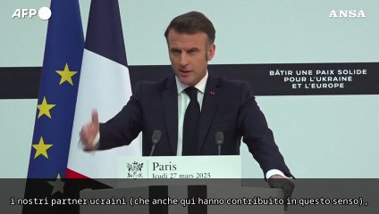 Ucraina, Macron: "Team franco-britannico per formare l'Esercito di Kiev"