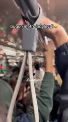 CHP’li vandallar metroda nefret saçtı! “Temel amca bunlara kefil olmuştu”