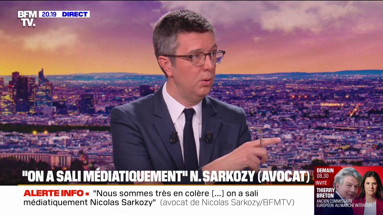 Procès Kadhafi: "Je suis persuadé que le tribunal a conscience de la très grande faiblesse du dossier, il n'y a rien", estime l'avocat de Nicolas Sarkozy