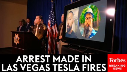 Las Vegas Sheriff Announces Arrest In Fire Attacks On Tesla Dealership