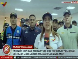 Carabobo | Funcionarios de seguridad rechazan acciones que vulneran los derechos a migrantes venezolanos