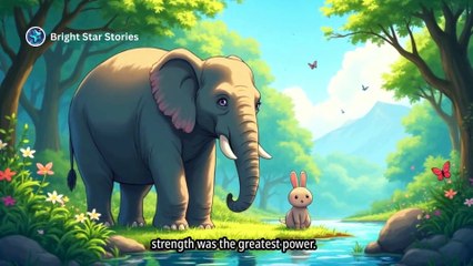 The Clever Rabbit & Mighty Elephant – A Heartwarming Jungle Friendship Story