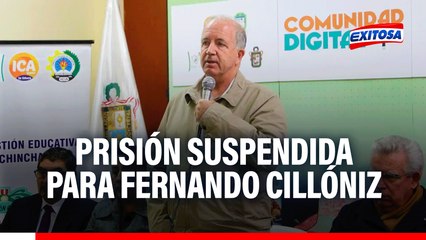 Fernando Cillóniz: Dictan 4 años de prisión suspendida contra exgobernador de Ica por peculado