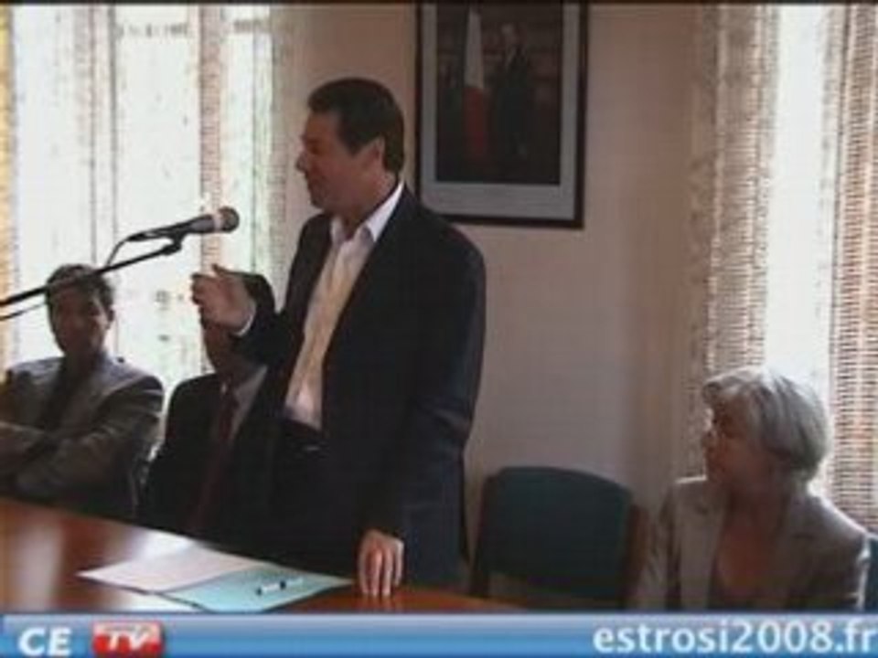 Législatives Coaraze Christian Estrosi 2008