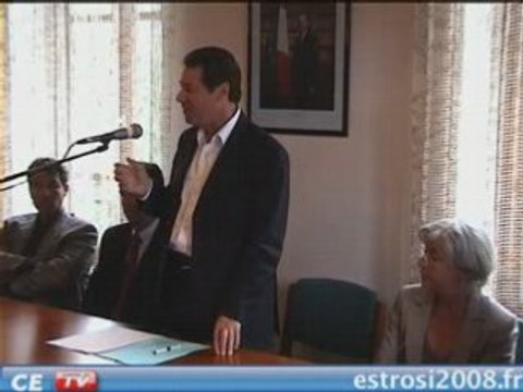 Législatives Coaraze Christian Estrosi 2008