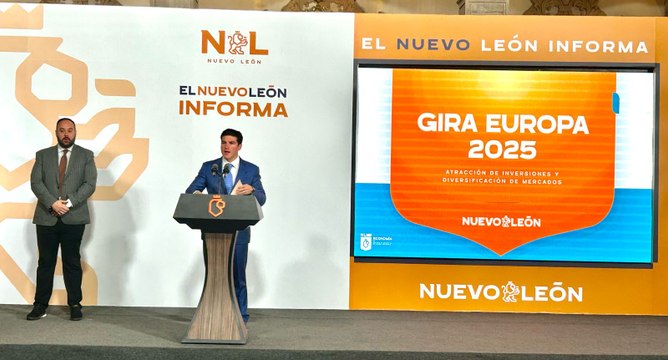 Samuel García busca que Europa invierta en Nuevo León para no depender de Estados Unidos