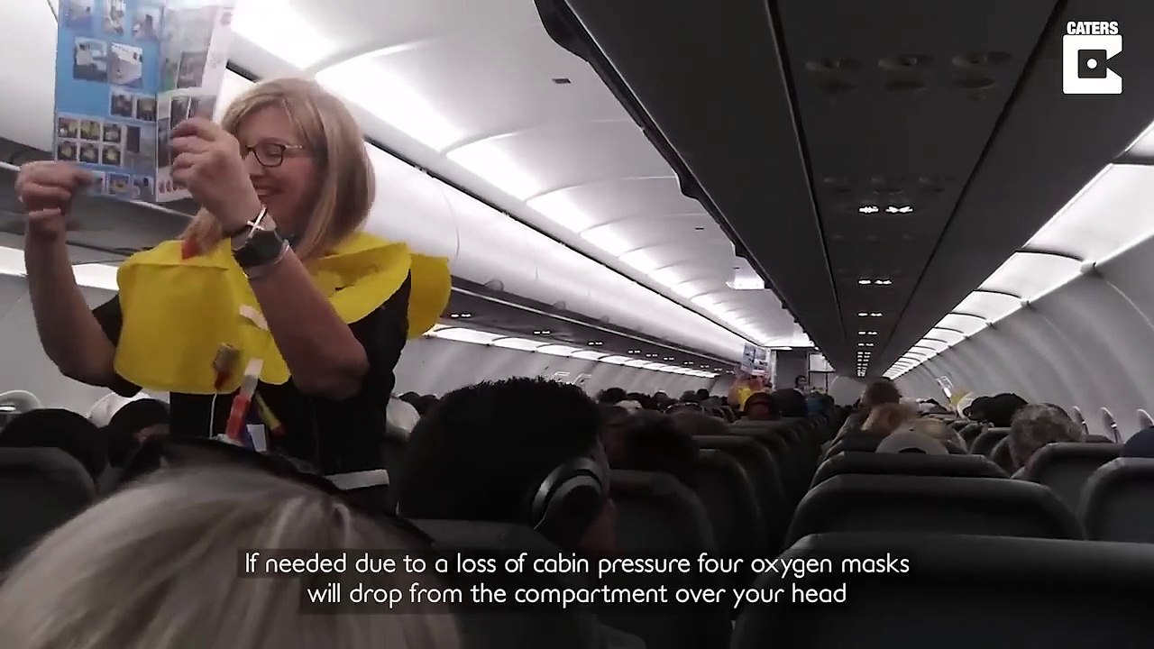 World's Funniest Flight Attendant Leaves Passengers In Hysterics