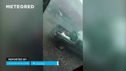 Storms wreak havoc in the province of Cordoba, Argentina! Extreme winds and large hail have been reported