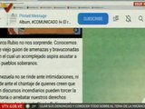 Min. Yván Gil indicó que Venezuela no se rinde ante intimidaciones ni chantaje