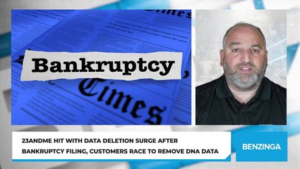 23andMe Hit With Data Deletion Surge After Bankruptcy Filing, Customers Race To Remove DNA Data