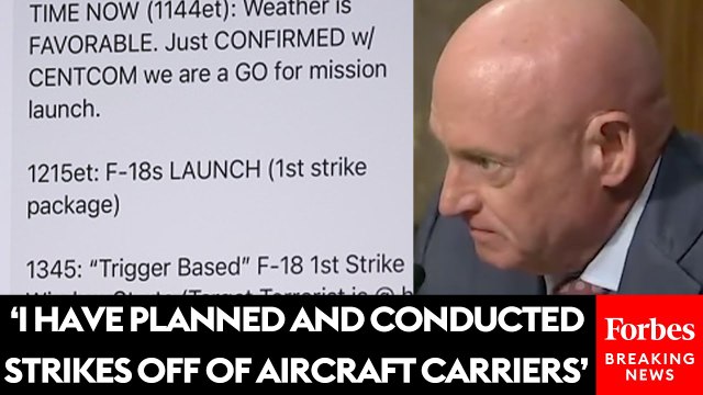 Mark Kelly Responds To Republicans Defending Leaked War Plan Chat As Non-Classified