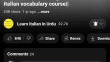 Italian language