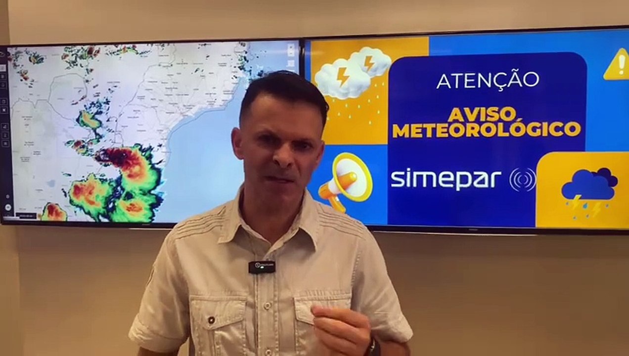 Paraná em Alerta: duas frentes frias trazem temporais e possíveis transtornos