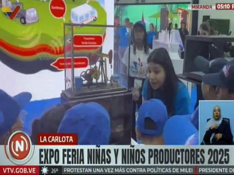 Miranda | Estudiantes aprenden y se divierten durante la Expo Feria Niñas y Niños Productores 2025