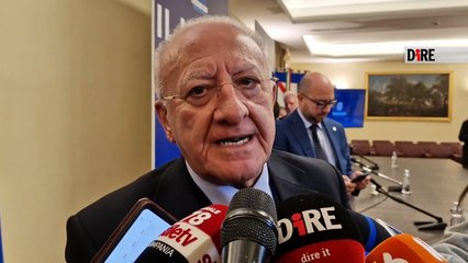 Salerno - DE LUCA: ALFIERI? SI È INNOCENTI FINO A TERZO GRADO DI GIUDIZIO  (27.03.25)