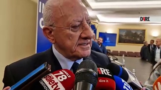 Salerno - SANITÀ. DE LUCA A SALVINI: CAMPANIA PRIMA REGIONE PER LISTE D'ATTESA (27.03.25)