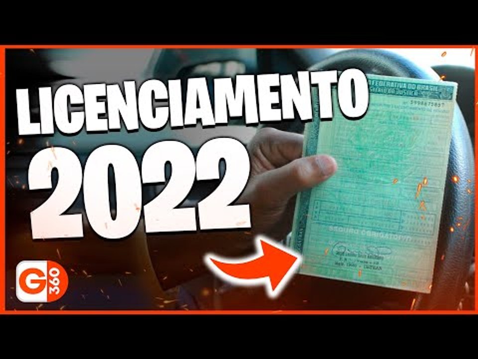 LICENCIAMENTO 2022: Datas e Valores para São Paulo, Rio de Janeiro e Minas Gerais