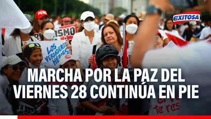 Marcha por la paz del viernes 28 continúa en pie: Artistas serán recibidos por el ministro del Interior, según vocero