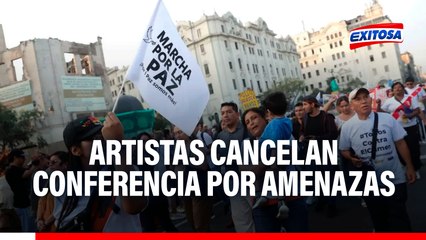 "No queremos morir": Artistas cancelan conferencia de marcha por la paz tras recibir amenazas