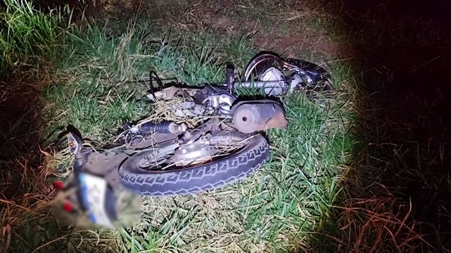 Motociclista morre em grave acidente na PR-180, em Cascavel