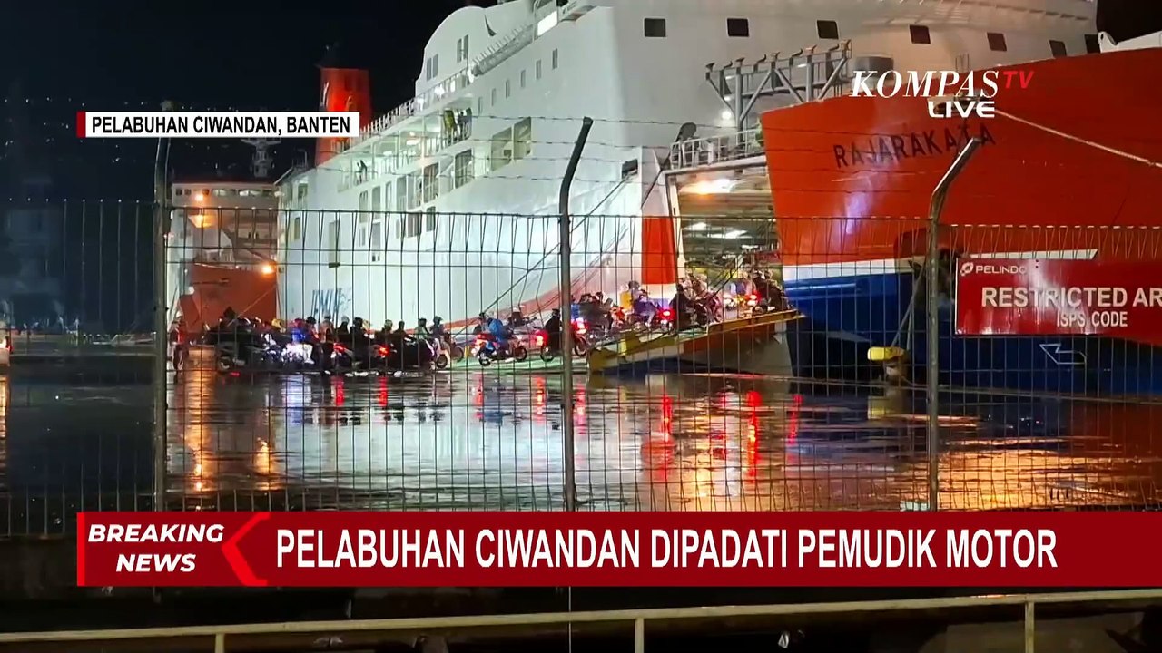 [FULL] Pantauan Puncak Arus Mudik: Pelabuhan Merak & Ciwandan Banten Mulai Padat, Jumat 28 Maret