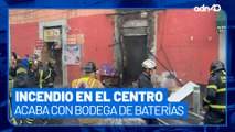 Incendio en un negocio de República del Salvador en el centro de la CDMX