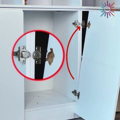 Simple hinge fix for perfect cabinets