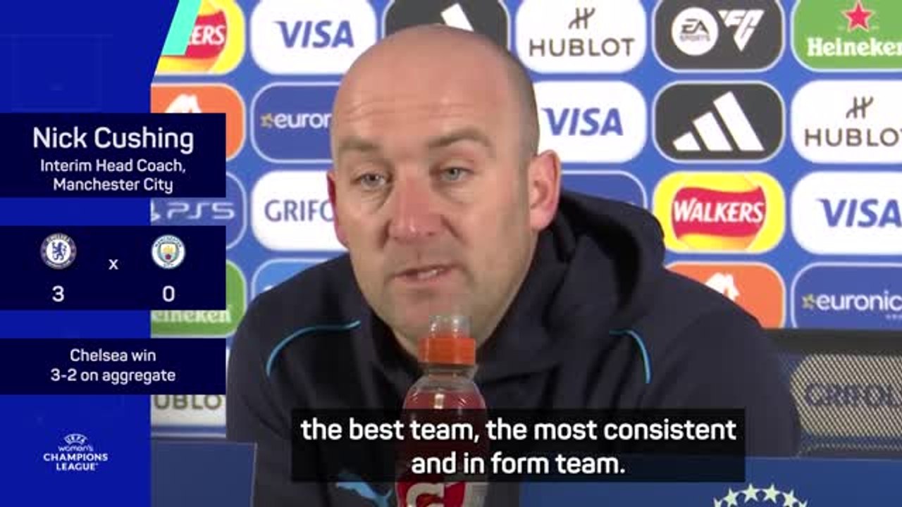 Cushing proud of City despite Champions League exit to 'ultimate test' Chelsea