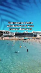 3 personnes à éviter absolument si tu veux avancer dans la vie #motivation #conseils #citation #success #inspiration #proverbe #conseil