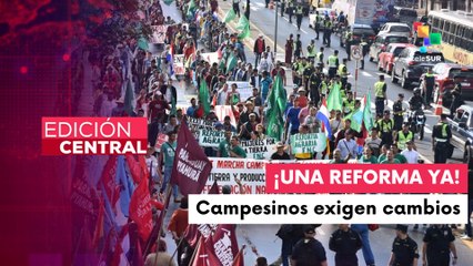 En Paraguay, los campesinos exigen reforma agraria