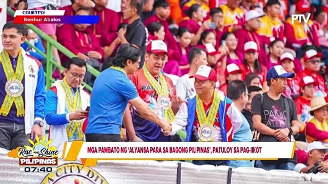 Mga pambato ng ‘Alyansa para sa Bagong Pilipinas’, patuloy sa pag-iikot