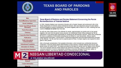 Niegan libertad condicional a Yolanda Saldívar tras 30 años en prisión